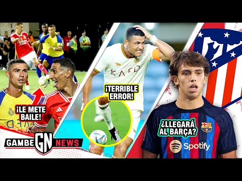 ¡DI MARÍA LE METE BAILE a CR7 con JUGADÓN! Y CR7 SE METE EN PROBLEMA|CONDICIÓN a BARÇA X JOAO FÉLIX