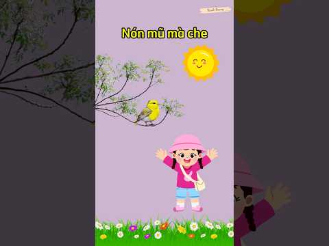 Bài vè: “ĐI NẮNG” || Bài vè hay cho trẻ mầm non || Bé học nói tiếng Việt || Thơ hay cho trẻ mầm non