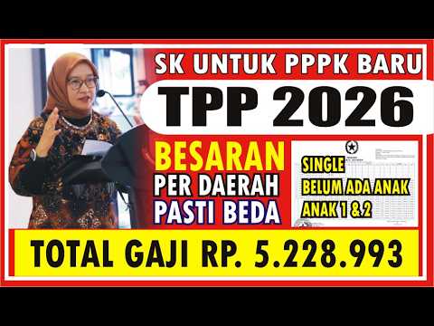 🔴 Hitung Ulang Gaji Bersih Setelah TPP, Terbit SK TPP 2026 untuk PPPK 2025
