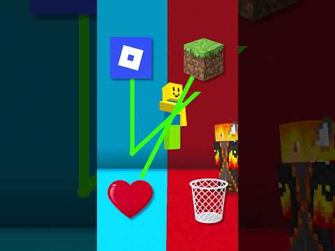 Roblox hay Minecraft #shorts