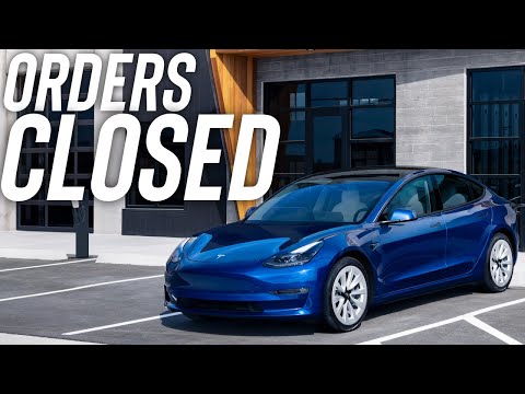Tesla SHUTS OFF Orders for Model 3 (Long Range)