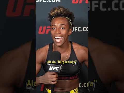 ESQUECE! Dá uma olhada no que a Alexia Thainara disse depois de sua terceira vitória seguida no UFC!