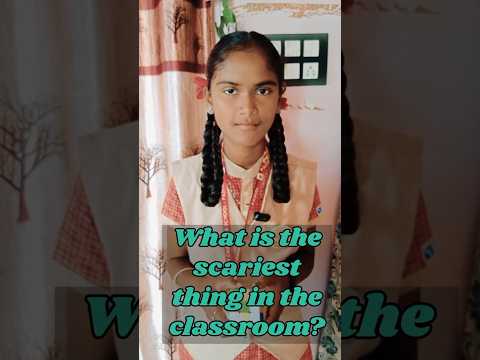 𝓣𝓱𝓮 𝓼𝓬𝓪𝓻𝓲𝓮𝓼𝓽 𝓽𝓱𝓲𝓷𝓰 𝓲𝓷 𝓽𝓱𝓮 𝓬𝓵𝓪𝓼𝓼𝓻𝓸𝓸𝓶. #funnyshorts #shorts #ytshorts #education #english