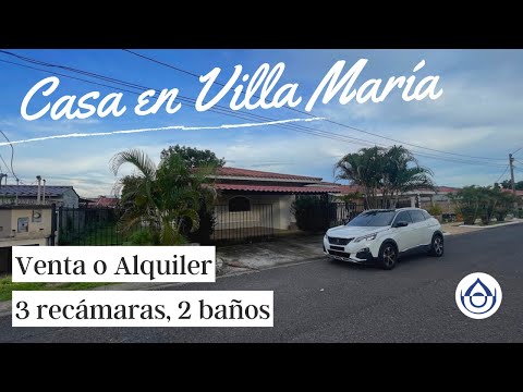 Casa en Villa María, San Pablo Viejo. Alquila con Opción a Compra en Chiriquí. 6981.5000