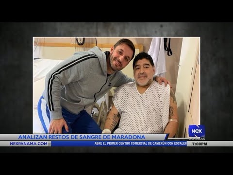 Analizan restos de sangre de Diego Armando Maradona