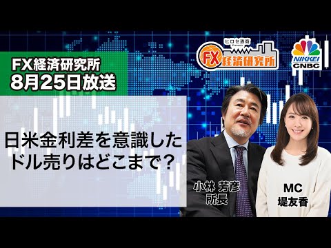 8月25日放送 『FX経済研究所』（日米金利差を意識したドル売りはどこまで？）日経CNBC