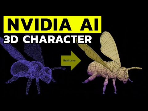 Will This AI Replace 3D Artists? - NVIDIA Meshtron