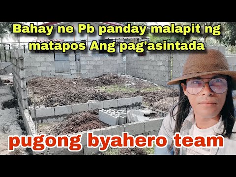 Bahay ne Pb panday malapit ng matapos Ang pag'asintada