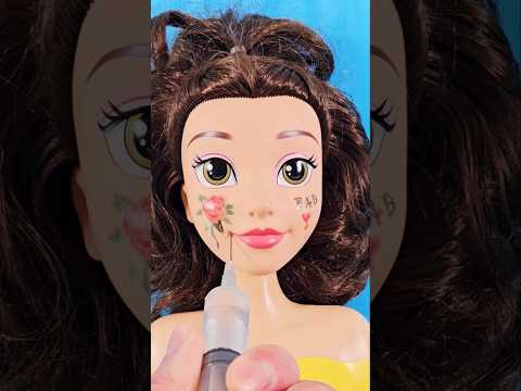 Tatto <strong>Removal</strong> on Princess Doll ASMR #satisfying #toys #asmr