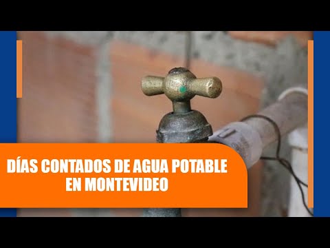 Días contados de agua potable en Montevideo