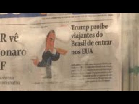 La Casa Blanca prohíbe los viajes a EEUU desde Brasil