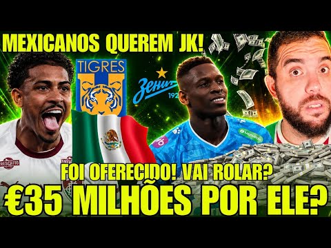 Tigres e Lazio sondam John Kennedy, enquanto Luiz Henrique é oferecido a clubes brasileiros