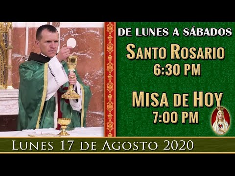 EN VIVO. Rosario y Misa Caballeros de la Virgen, lunes 17 de agosto