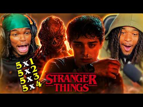 *STRANGER THINGS* S5 Vol. 1 Had Us LOSING OUR MINDS! | Episode 1-4 | REACTION