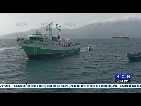 Las Fuerzas incautan embarcación que realizaba pesca ilegal en el sector de Cayo, Caratasca