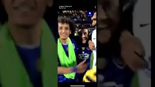 شاهد .. فرحة عموري بأول بطولة مع الهلال