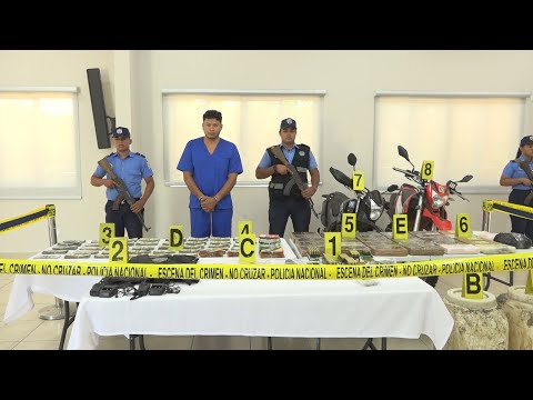 20 presuntos delincuentes capturados recientemente en Nicaragua