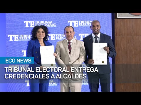 Tribunal Electoral entregó credenciales a alcaldes y vicealcaldes electos | #EcoNews