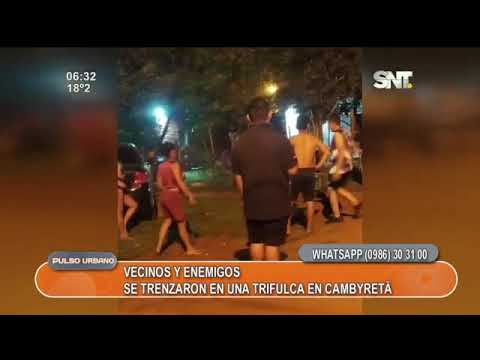 Vecinos se convierten en enemigos y pelean en calles de Cambyreta