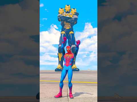 IRONMAN SPIDER-MAN <strong>VS</strong> THANOS AND ABOMINATION ! WHO <strong>IS</strong> POWERFULL #shorts