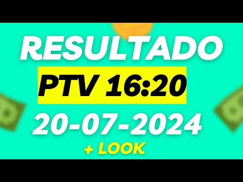 Resultado  jogo do bicho ao vivo ptv 20_07_2024