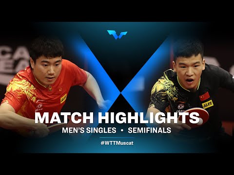 Table Tennis 🥍 Liang Jingkun vs Xiang Peng | MS | WTT Contender Muscat 2022 (SF)