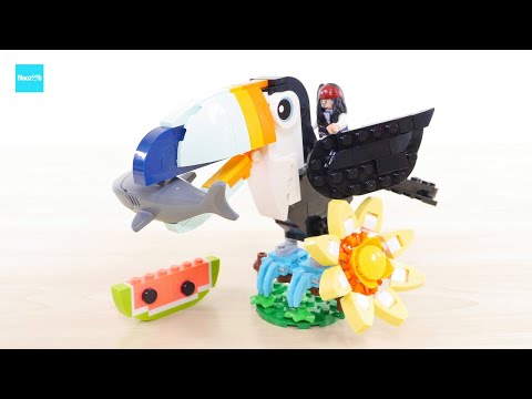 レゴ クリエイター 野生のどうぶつ：トロピカルなオオハシ 31173 ／ LEGO Creator 3-in-1 Wild Animals: Tropical Toucan Speed build