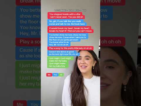 Sing with me? I just Might Bruno Mars #shorts