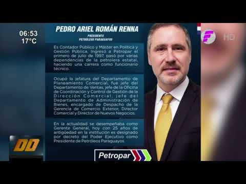 Designan a Pedro Renna como nuevo presidente de Petropar