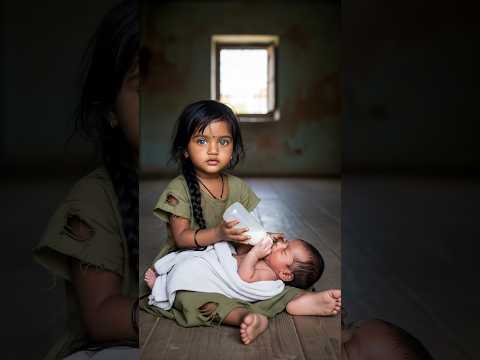 🙏👧 Maa Durga’s Blessing on a Poor Little Girl Who Stole for Her Baby’s Milk.