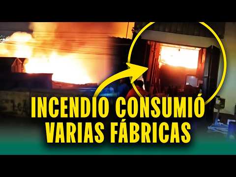 'Usaban fuego para secar madera': Incendio arrasó con fábricas en Villa El Salvador