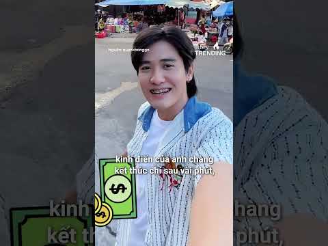 Cầm 100k thử thách đi chợ quê, ai ngờ "var trúng" ngay tô bún riêu 80 cành #shorts