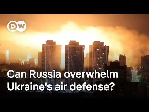 Russia continues major attacks on Ukraine with increasing numbers of drones and missiles | DW News