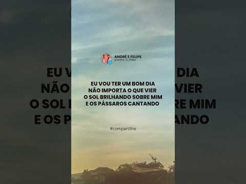 Bom dia ☀️#andreefelipe #devocional
