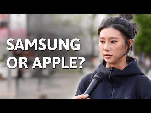Which Do Korean Gen Z prefer: Apple vs Samsung? | Street Interview