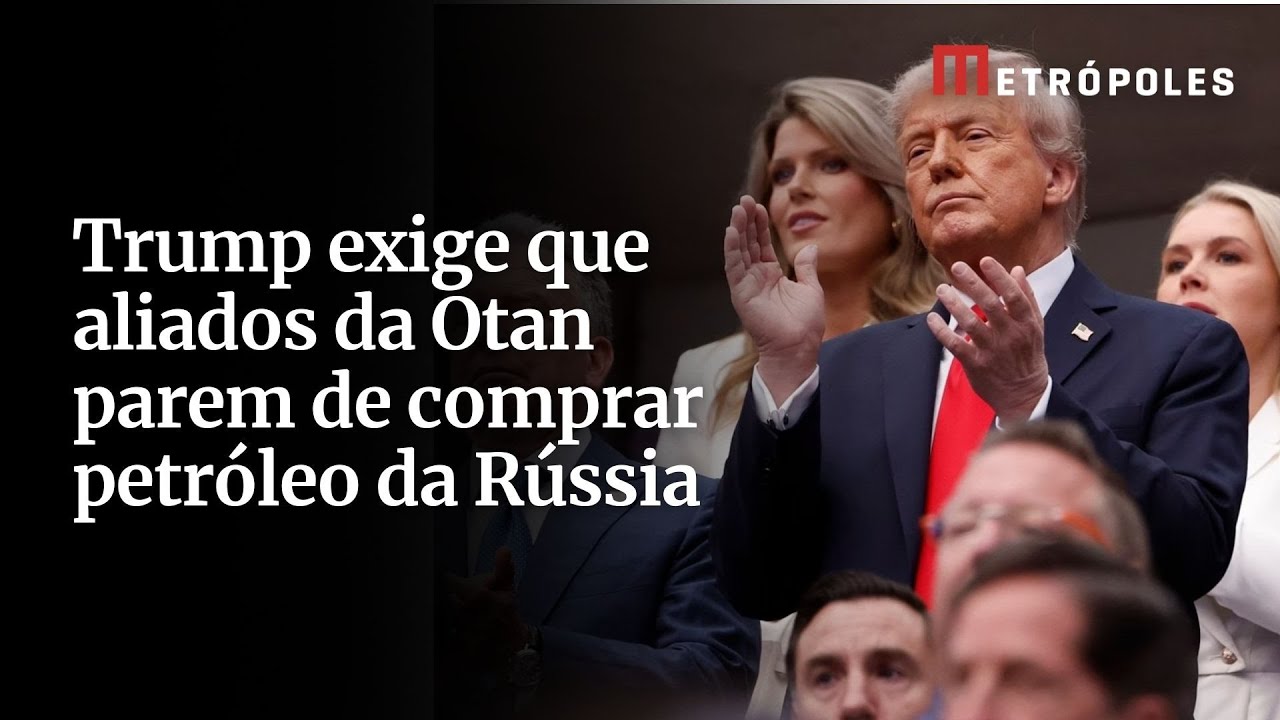 Trump exige que aliados da Otan parem de comprar petróleo da Rússia