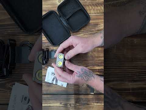 LED Hard Hat Light, 800Lumens Rechargeable Dimmable Clip on Cap Lights, 180°Adjustable