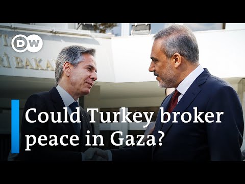 Blinken visits Ankara to discuss Gaza as Turkey-Israel tensions soar | DW News