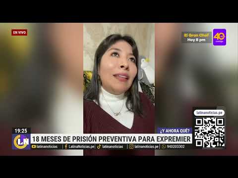 Betssy Chávez ingresó sonriente a carceleta del Poder Judicial de Tacna