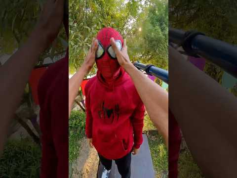 Angry Spider Man Fake 🥵🤬Part 14.0 #parkour #pov #spiderman #funnyvideo