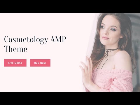 Mobirise Beauty Website Theme | CosmetologyAMP