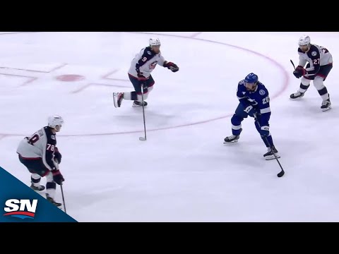 Lightnings Nick Paul Wires Wrist Shot Home While Surround By Defenders