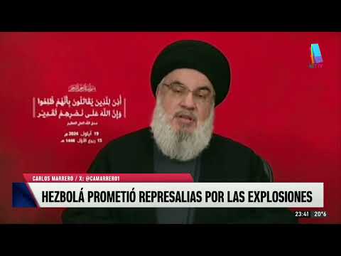 Hezbollah prometió duras represalias por las explosiones