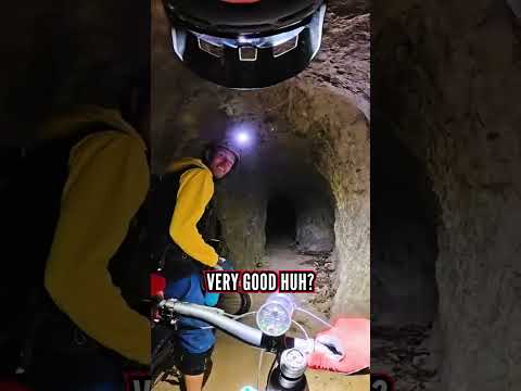Proper underground mountain bike adventure! 🗺️
