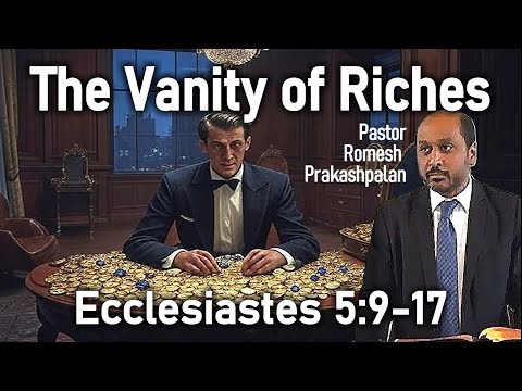 The Vanity of Riches - Pastor Romesh Prakashpalan Sermon (Prayer Meeting)