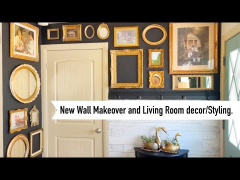 Living Room Makeover Wall and New Decor Too