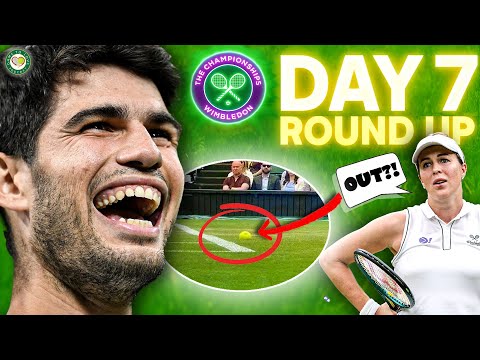 Electronic Line Calling ERRORS! Alcaraz LEVELS UP! | Wimbledon 2025 Day 7 | GTL Tennis Podcast