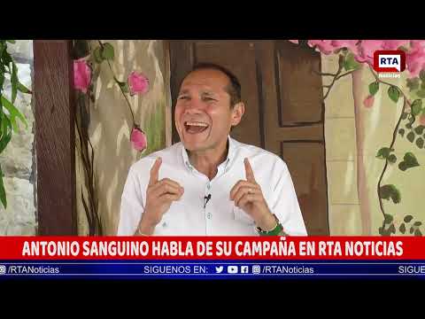 Antonio Sanguino habla de su campaña en RTA Noticias