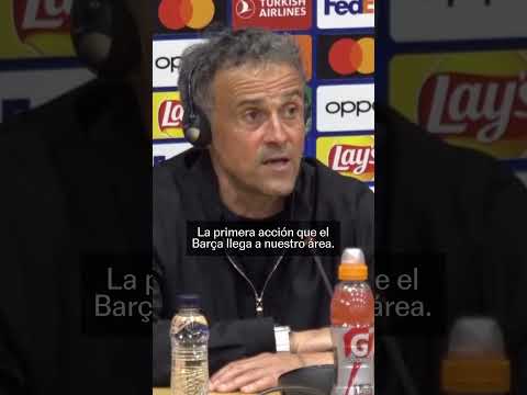 Luis Enrique: ¡Qué difícil ha sido jugar contra el Barça! #shorts