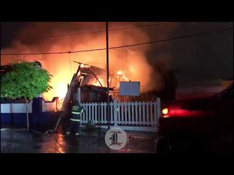 Incendios destruye el local del PRSD en Puerto Plata